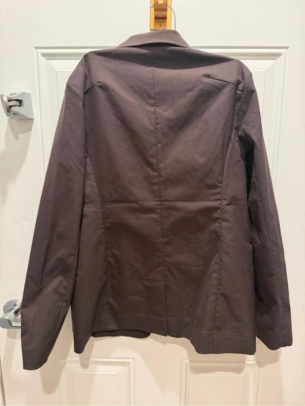 Lululemon Relaxed-Fit Twill Blazer in Espresso. Sz 8